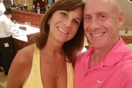 Carol and David selfie – Naughty Cruise 2018