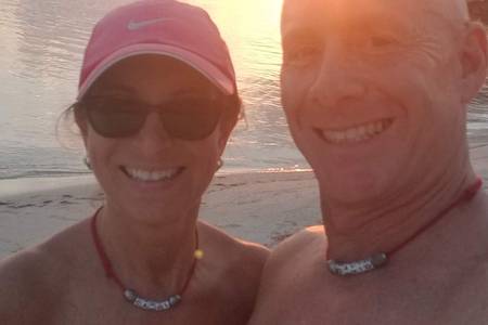 Carol and David at Sunset