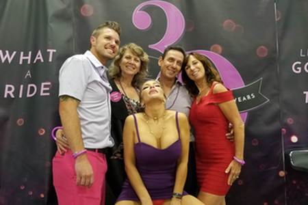 Carol with Lexi & Scott and Bunny from Sybian