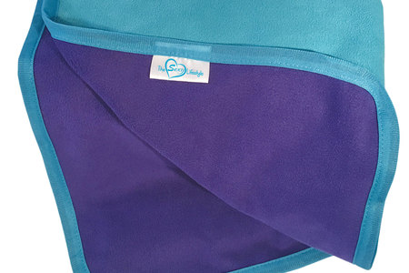 Throws of Passion Jumbo Waterproof Blanket Purple/Turquoise