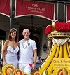 Carol and David Queen and King of Naughty in NAwlins on Sexual Freedom Parade Float 2018