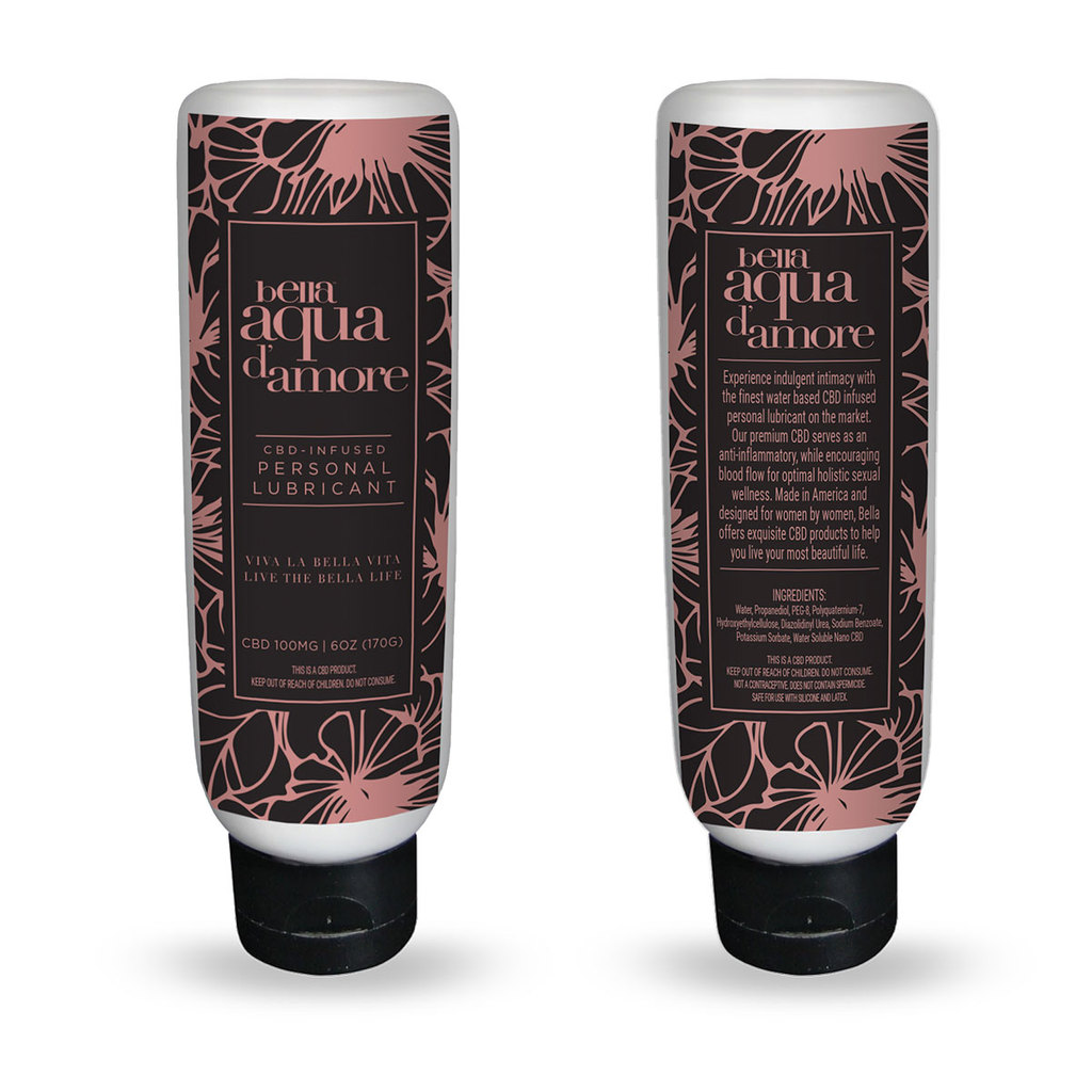 Bella CBD Aqua d'Amore Lubricant 6oz.