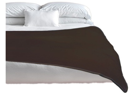 Throws of Passion 100% Waterproof Blanket - Reversible Brown/Beige - Jumbo Size 80"x60"